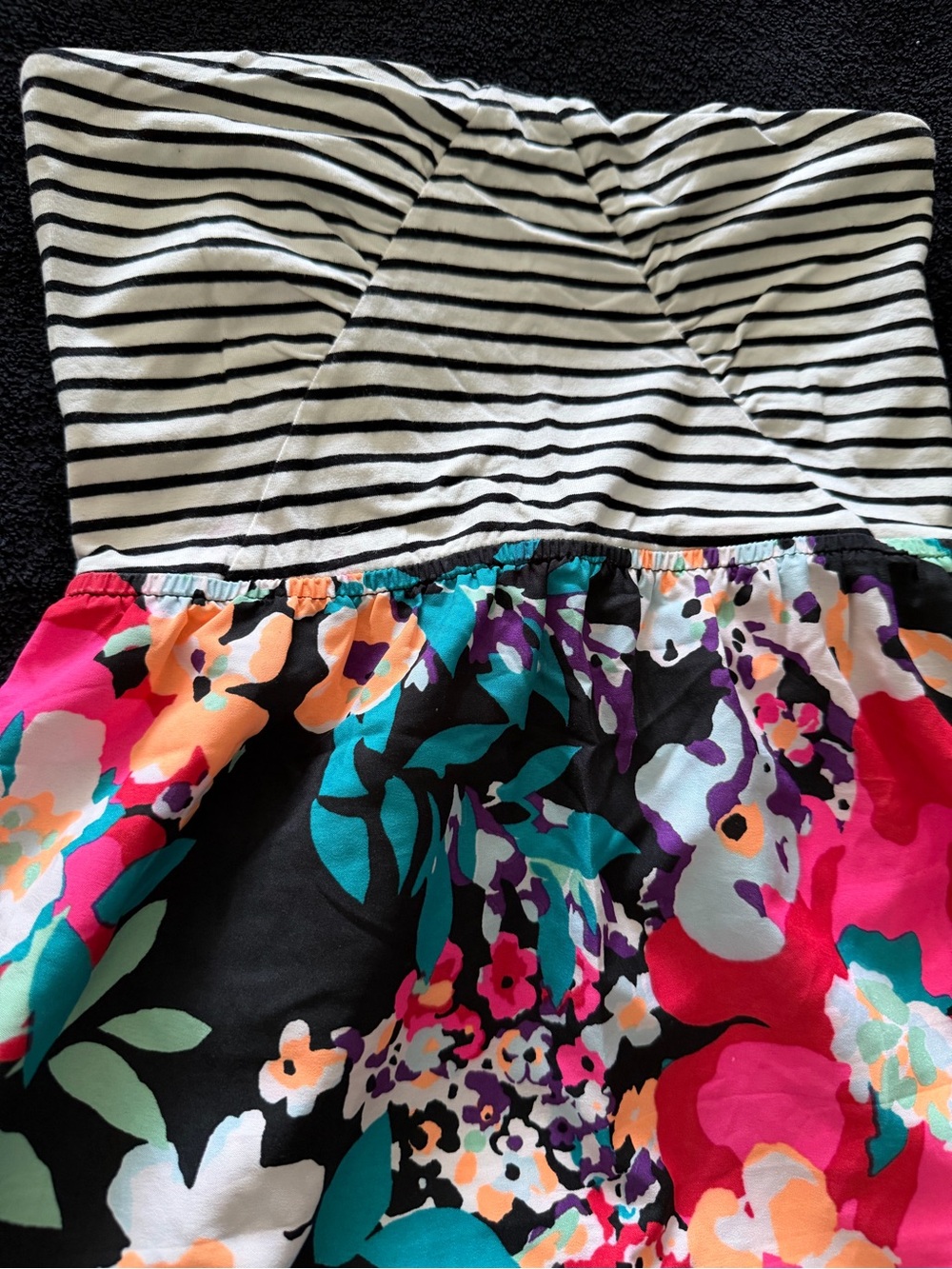Preloved Roxy Strapless Dress Small - Picture 3 of 3